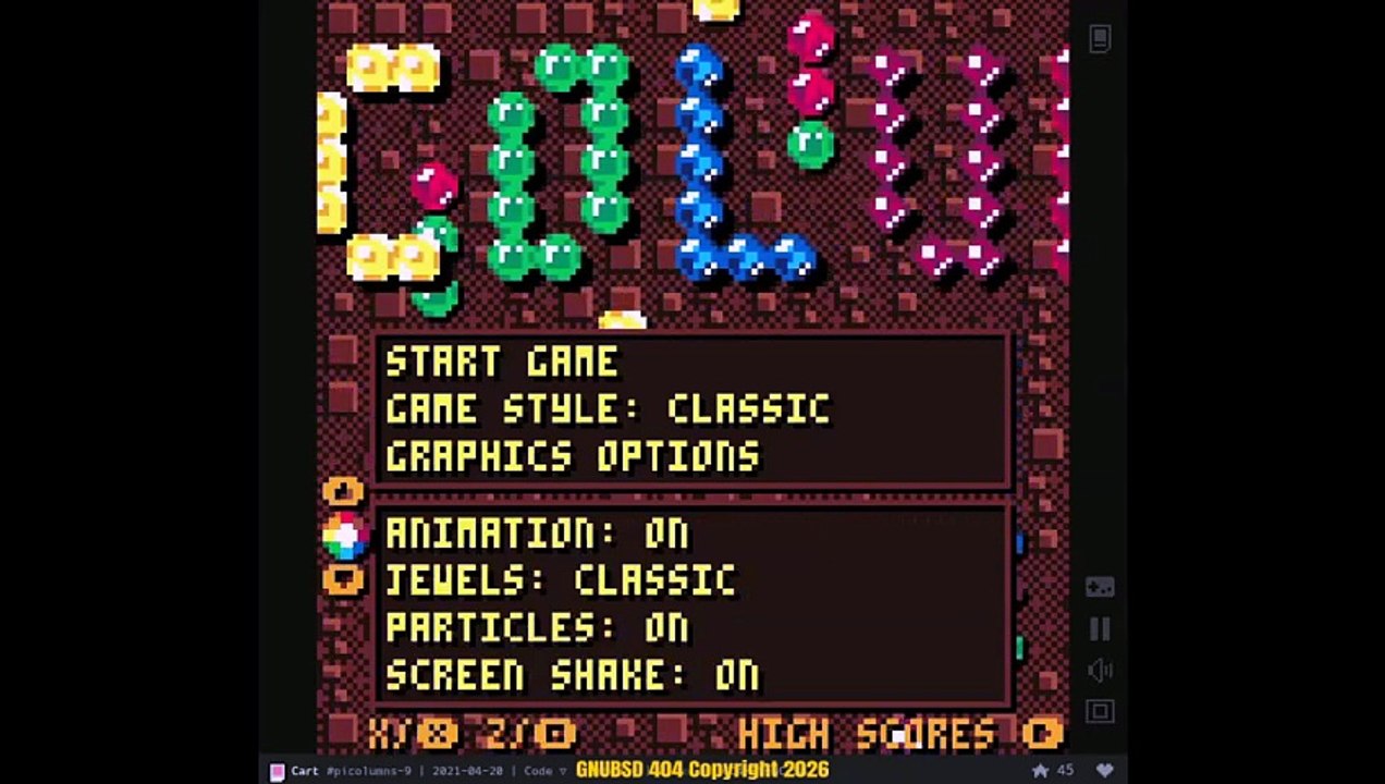 GNUBSD404 Long N153 Columns  (Linux/Web/Pico)