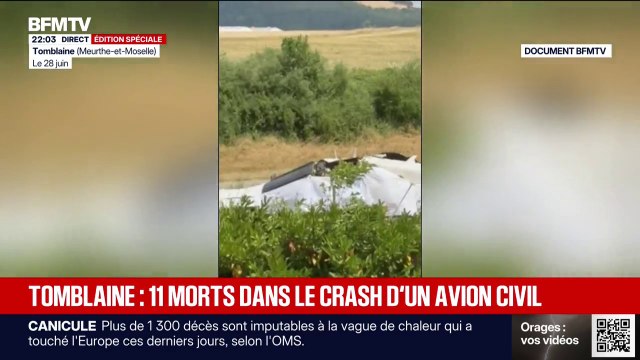 11 morts dans le crash d'avion près de Nancy à Tomblaine: voici ce que l'on sait