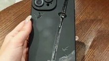 ⚔️📱 Stand out with power and style using this “Sword Creative Pattern” iPhone Case!