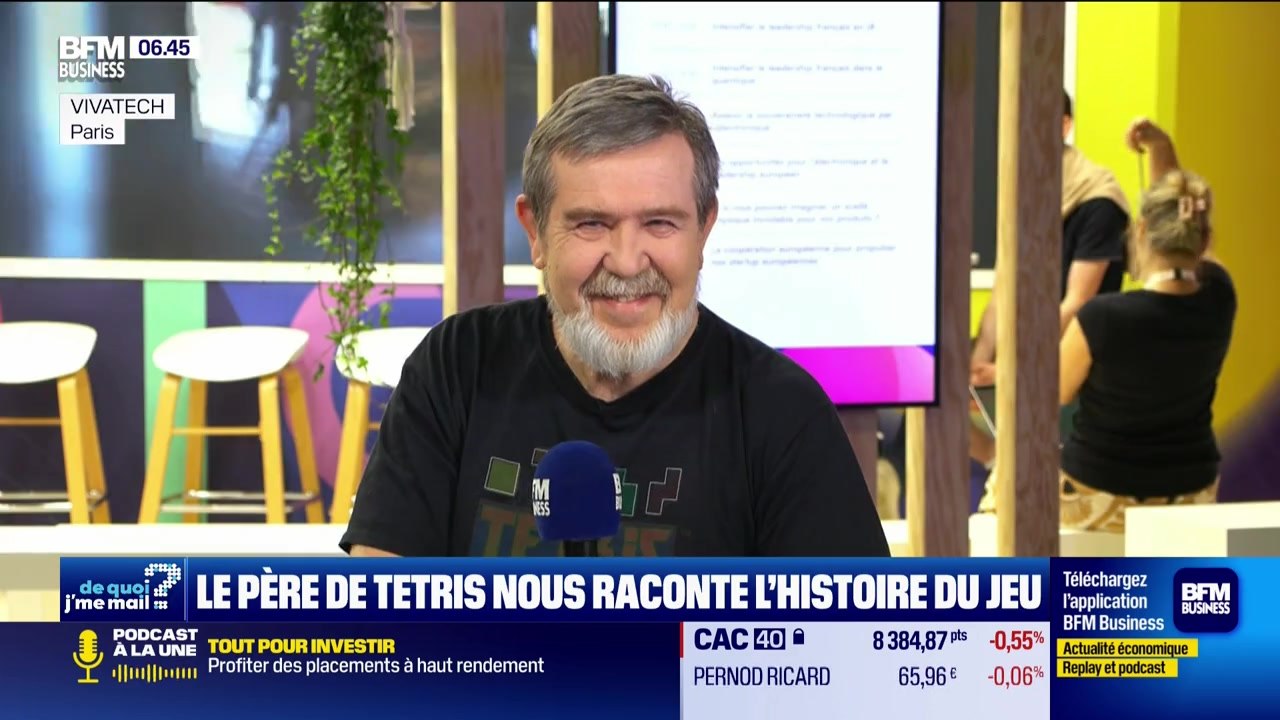 De Quoi J'me mail : Le fondateur de Tetris Alekseï Pajitnov invité de DQJMM (2/2) - 28/06