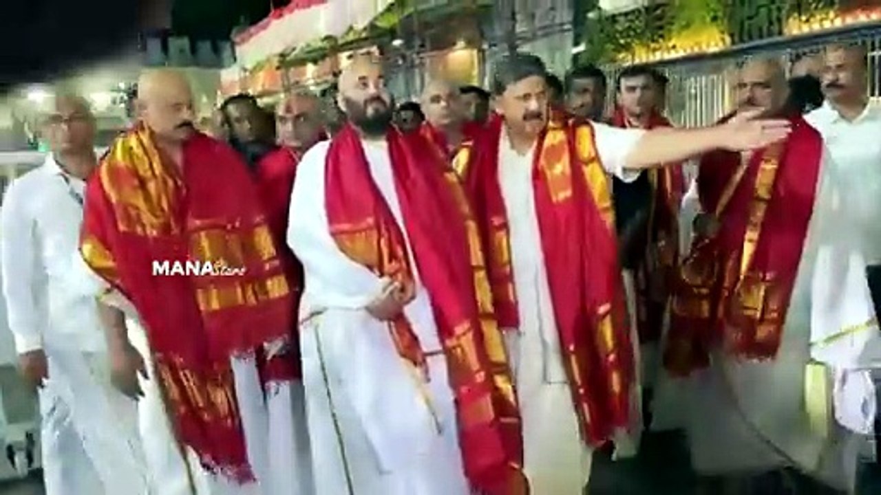 Anant Ambani Visits Tirumala, Seeks Blessings O...