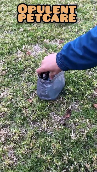 🐾 Pet Dog Poop Bag Dispenser with Foldable Scoop – Travel Ready & Hands-Free Waste Cleanup