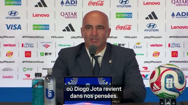 Portugal - Martinez : Nous voulons remporter la Coupe du monde pour Diogo Jota
