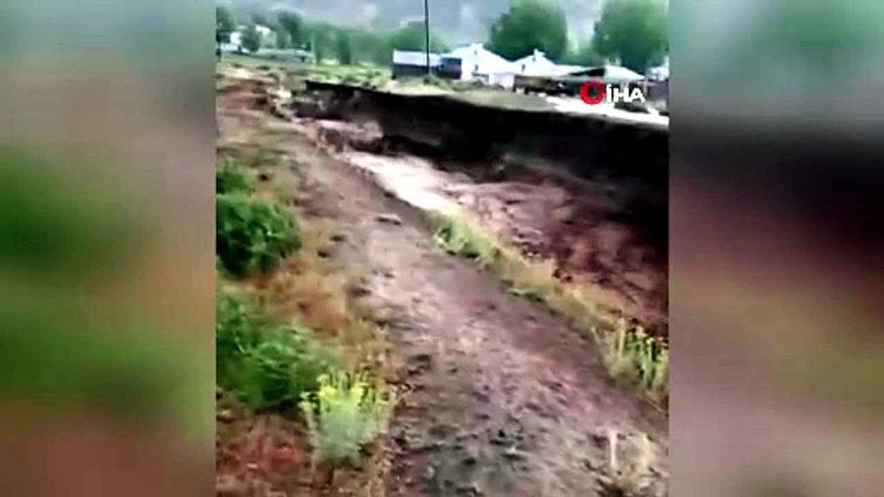 Van'ın Saray ilçesinde sel kalktı!