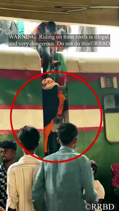 The reality of train roof traveling🚂🧗