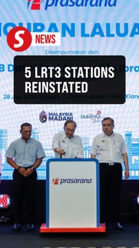 Anwar launches RM16.63bil LRT3 Shah Alam Line