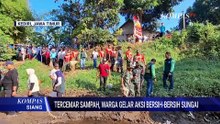 Pemkot Kediri dan Warga Gotong Royong Bersihkan Sungai yang Tercemar Sampah | KOMPAS SIANG