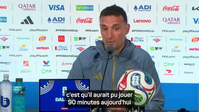 Argentine - Scaloni : Messi ne se concentre pas sur les statistiques