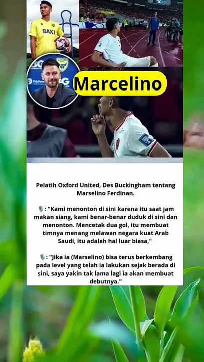 kata pelatih Oxford United tentang Goal marceng #football #sepakbol#timnas#aff