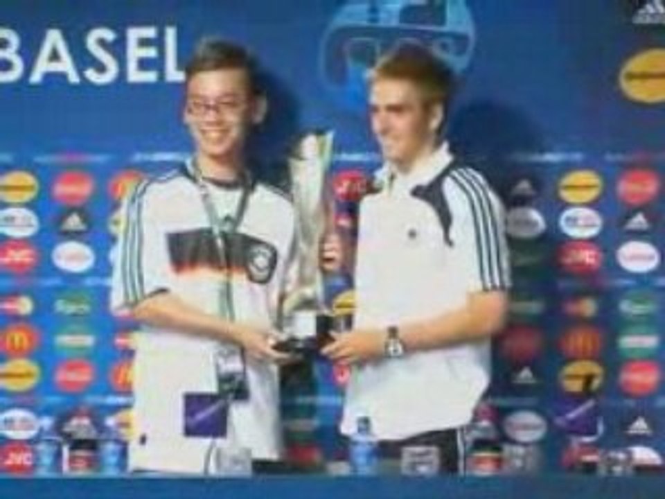 Philipp Lahm - Carlsberg Man of the Match trophy