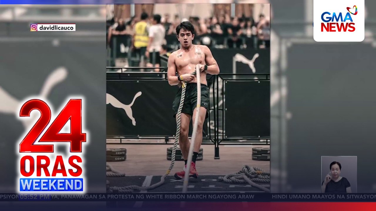David Licauco, may new milestone sa isang global indoor fitness competition | 24 Oras Weekend