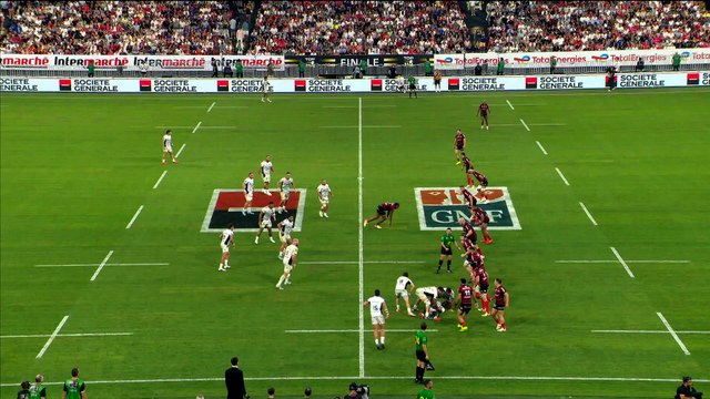 TOP 14 - Essai de Justo PICCARDO (MHR) - Stade Toulousain - Montpellier Hérault Rugby