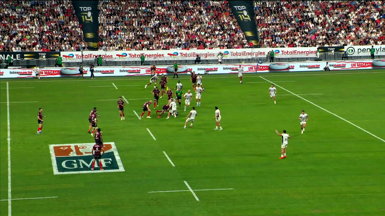 TOP 14 - Essai de Antoine DUPONT (ST) - Stade Toulousain - Montpellier Hérault Rugby