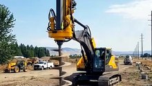Massive Rotary Drilling Machine at Work! 🚜🛠️