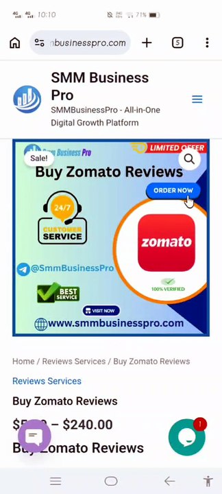 Buy Zomato Reviews from 100% Real People !