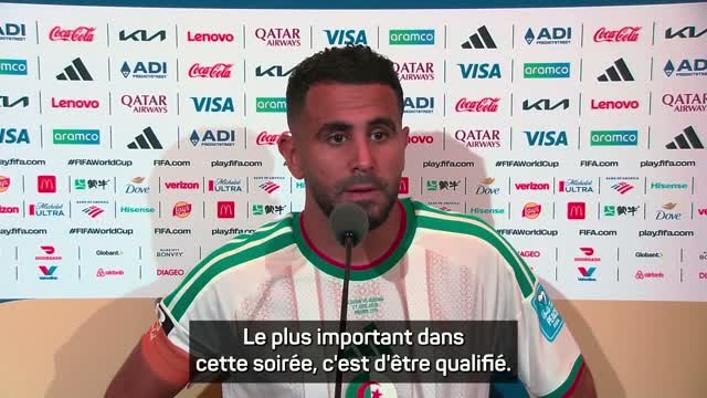 Algérie - Mahrez : C'est spécial de marquer à la Coupe du monde