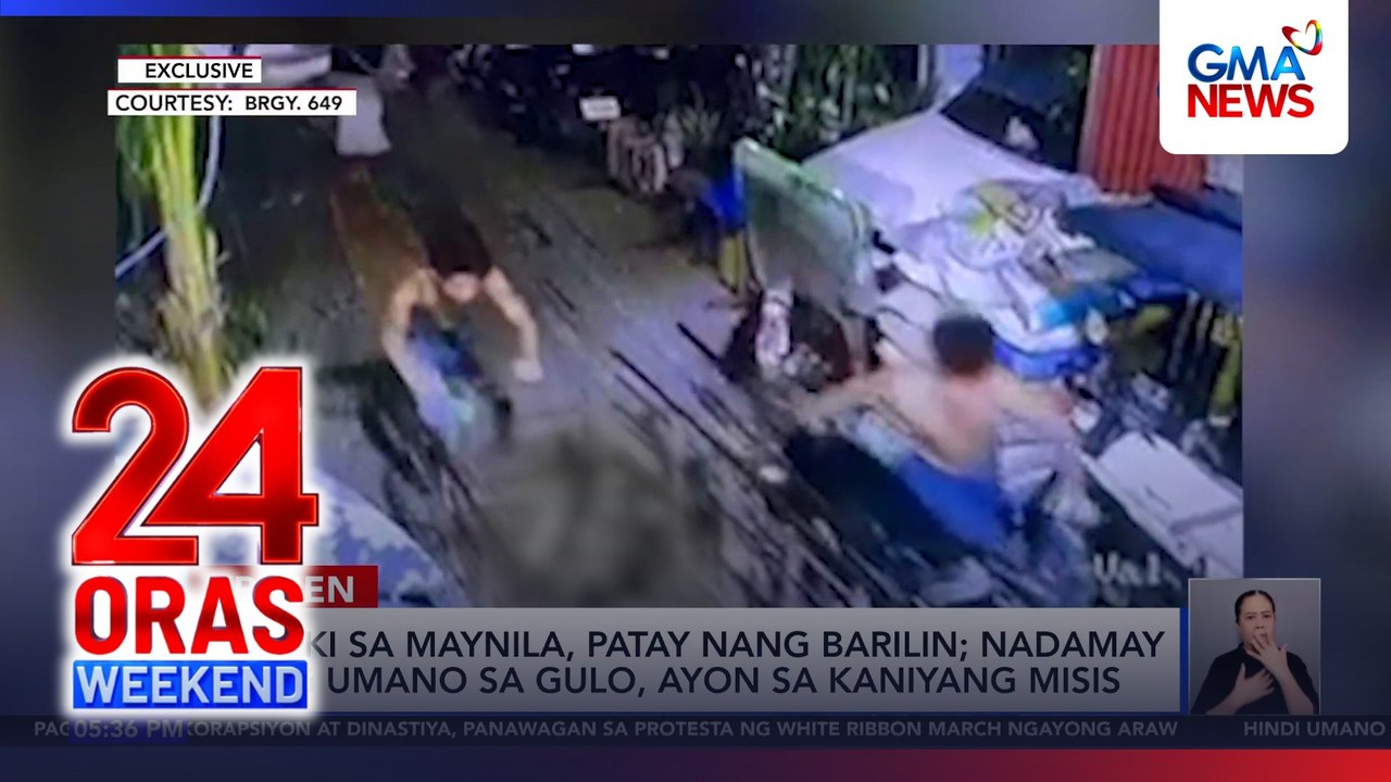 Man shot dead in Baseco, Manila | 24 Oras Weekend