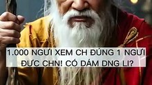 1.000 NGƯỜI XEM CHỈ ĐÚNG 1 NGƯỜI ĐƯỢC CHỌN! 😲✨ CÓ DÁM DỪNG LẠI