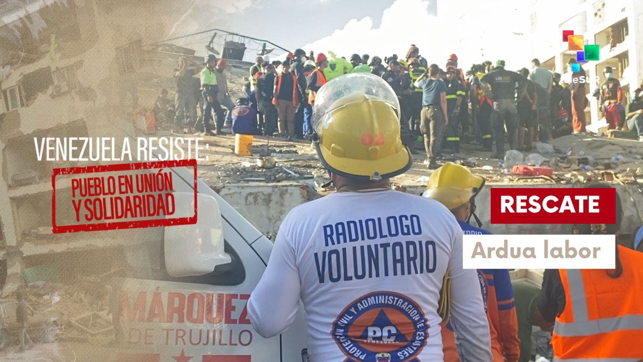 Rescatan a una persona con vida luego de más de 72 horas
