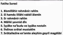 FATİHA SURESİ ‐