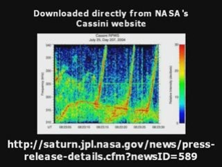 [Nasa] Cassini capte un message alien venu de Saturn!!??