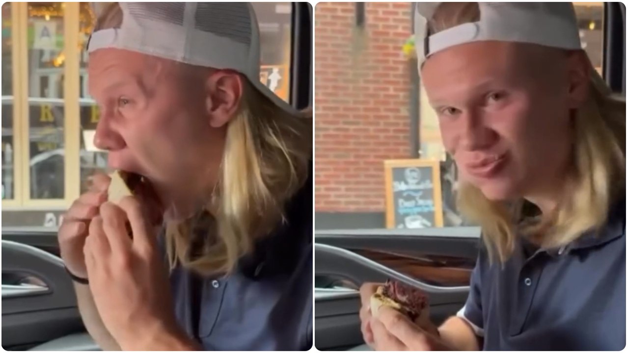 El gigante vikingo se devora un pastrami