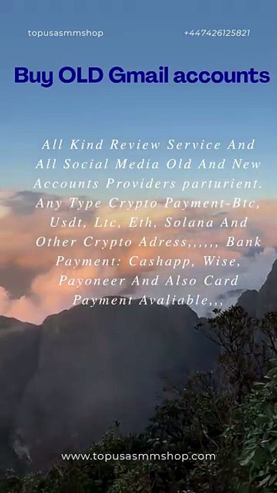 Buy OLD Gmail accounts