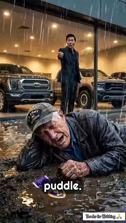 He Threw A Veteran Into The Rain… Then A 4-Star General Saluted Him 😱🎖️ #LifeLessons #Veteran