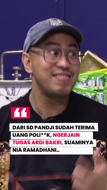 Pandji Pragiwaksono pernah dibayar 500 rupiah sama Ardi Bakrie suaminya Nia Ramadhani untuk ngerjain tugas gambar