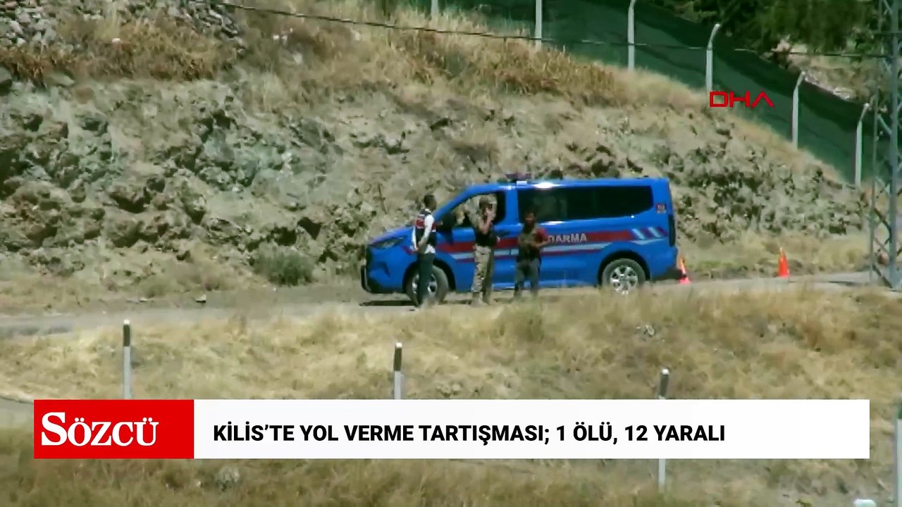 Kilis’te yol verme tartışması; 1 ölü, 12 yaralı
