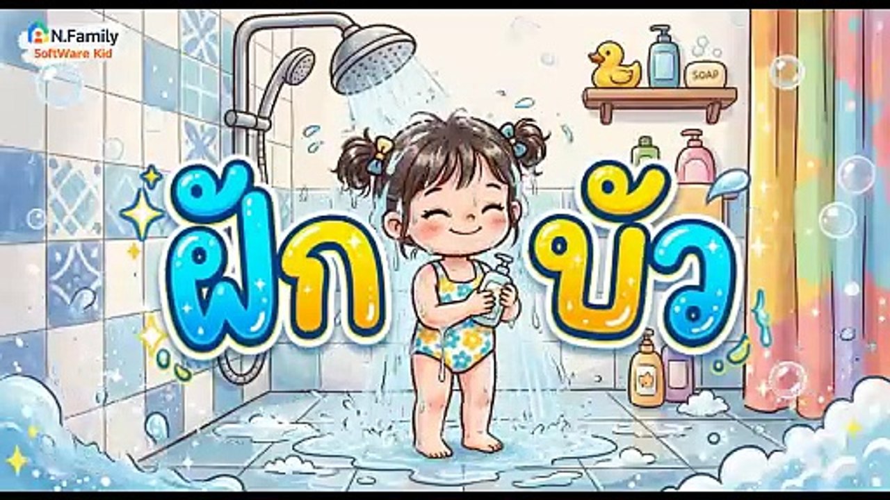 สิ่งของในห้องน้ำ 10 อย่าง [การเรียนรู้เด็ก]