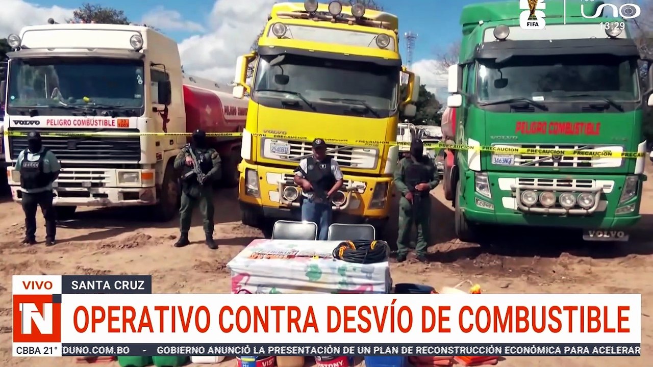 SECUESTRARON CISTERNAS CON COMBUSTIBLE