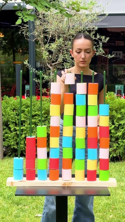 Color block challenge build the perfect stick✅🧩