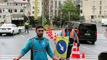 Şişli Bomonti Tünel çıkışında kamyonet devrildi; yol trafiğe kapandı