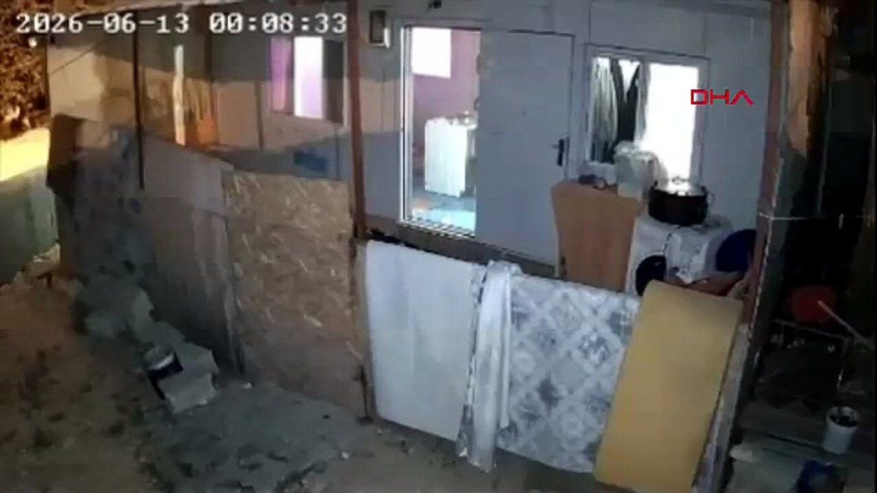4.6’lık depremle yürekler ağızlara geldi! Gaziantep’te deprem paniği kamerada