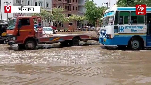 सिरसा में बारिश बनी राहत भी, आफत भी...पहली बारिश में डूबे रास्ते, जलभराव ने खोली प्रशासनिक तैयारियों की पोल