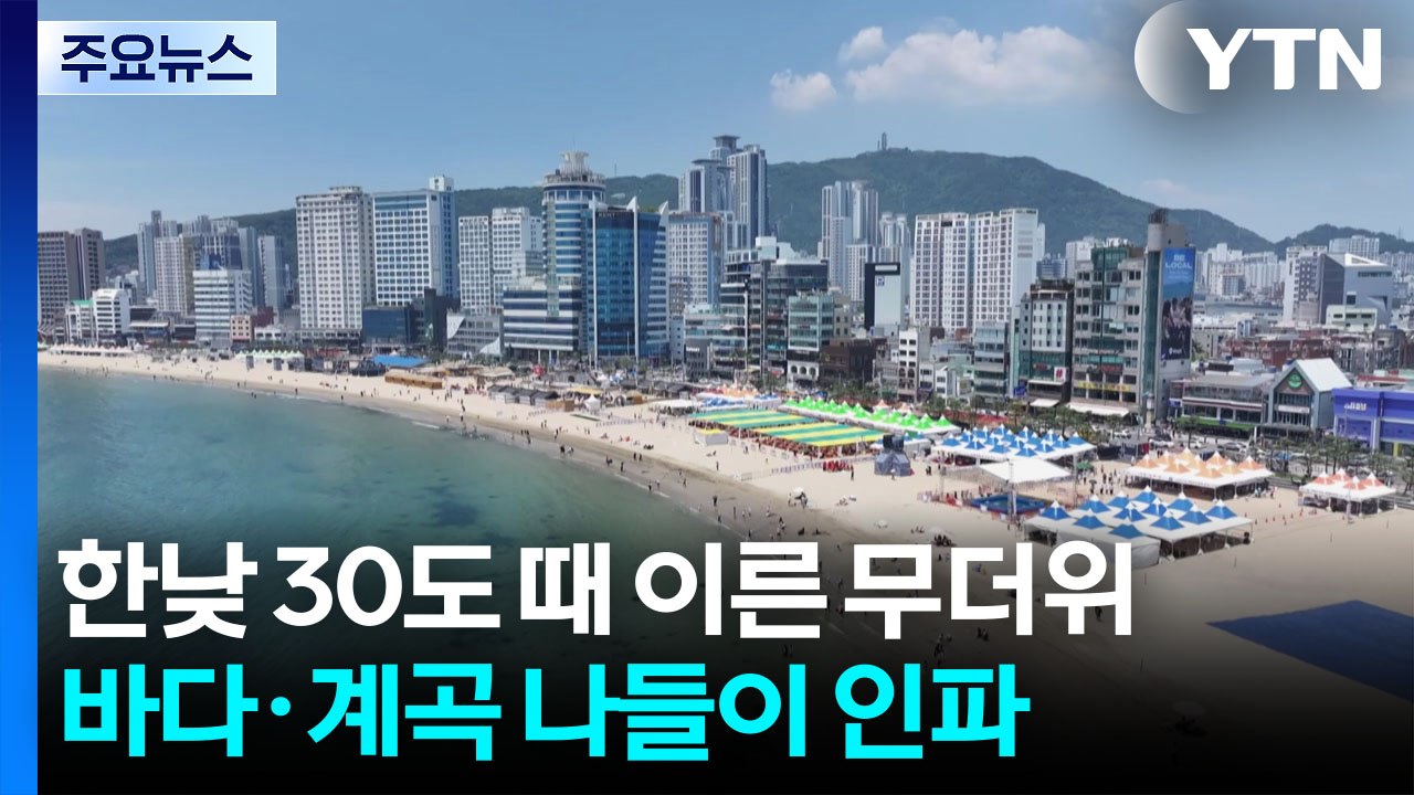 때 이른 무더위...바다·계곡 축제장에 나들이 인파 / YTN