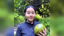 Survival Cooking rice with coconut the wild 🌲