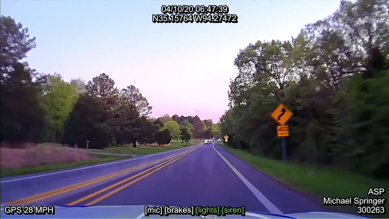 Arkansas State Police 109 MPH PIT Maneuver   Th...