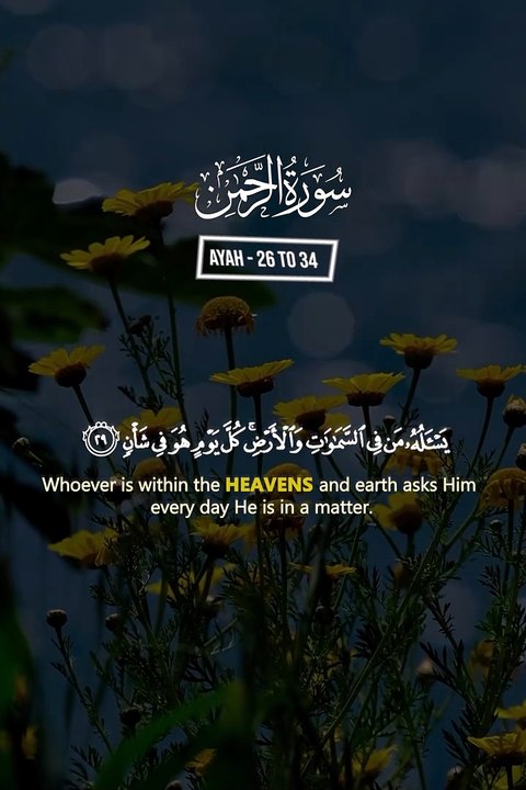 Surah Ar Rahman 26-34 | Beautiful Quran Recitation | Faith Feelings