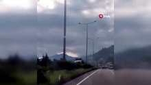 Karadeniz Sahil Yolunda ters yönde giden kamyon korkuttu