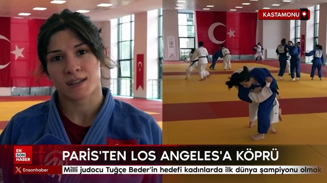 Milli judocu Tuğçe Beder'in hedefi kadınlarda ilk dünya şampiyonu olmak