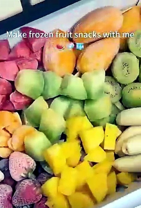 Make Frozen Fruit Snack With Me