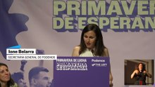 Belarra anuncia que se presenta a las elecciones de Madrid "para torcerle el brazo a la mala persona de Ayuso"