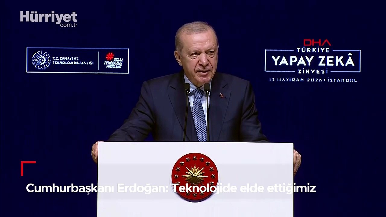 Cumhurbaşkanı Erdoğan: Teknolojide elde ettiğimiz kazanımlar buzdağının sadece görünen yüzü