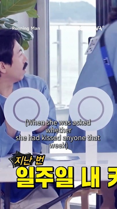 #JeonSoMin tried the most unexpected tactic! 💋 #kvariety #runningman #yangsechan #yujaeseok #haha