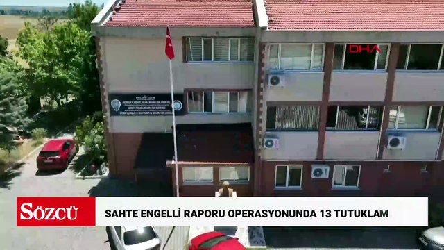 Kırklareli merkezli, sahte engelli raporu düzenleyen şüphelilere yönelik operasyonda 13 tutuklama