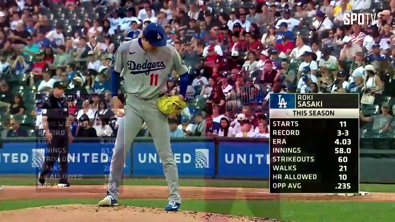 스포츠중계 빠른티비 [MLB] LA 다저스 vs 시카고 화이트삭스 하이라이트 2026.06.13 (토) 0840