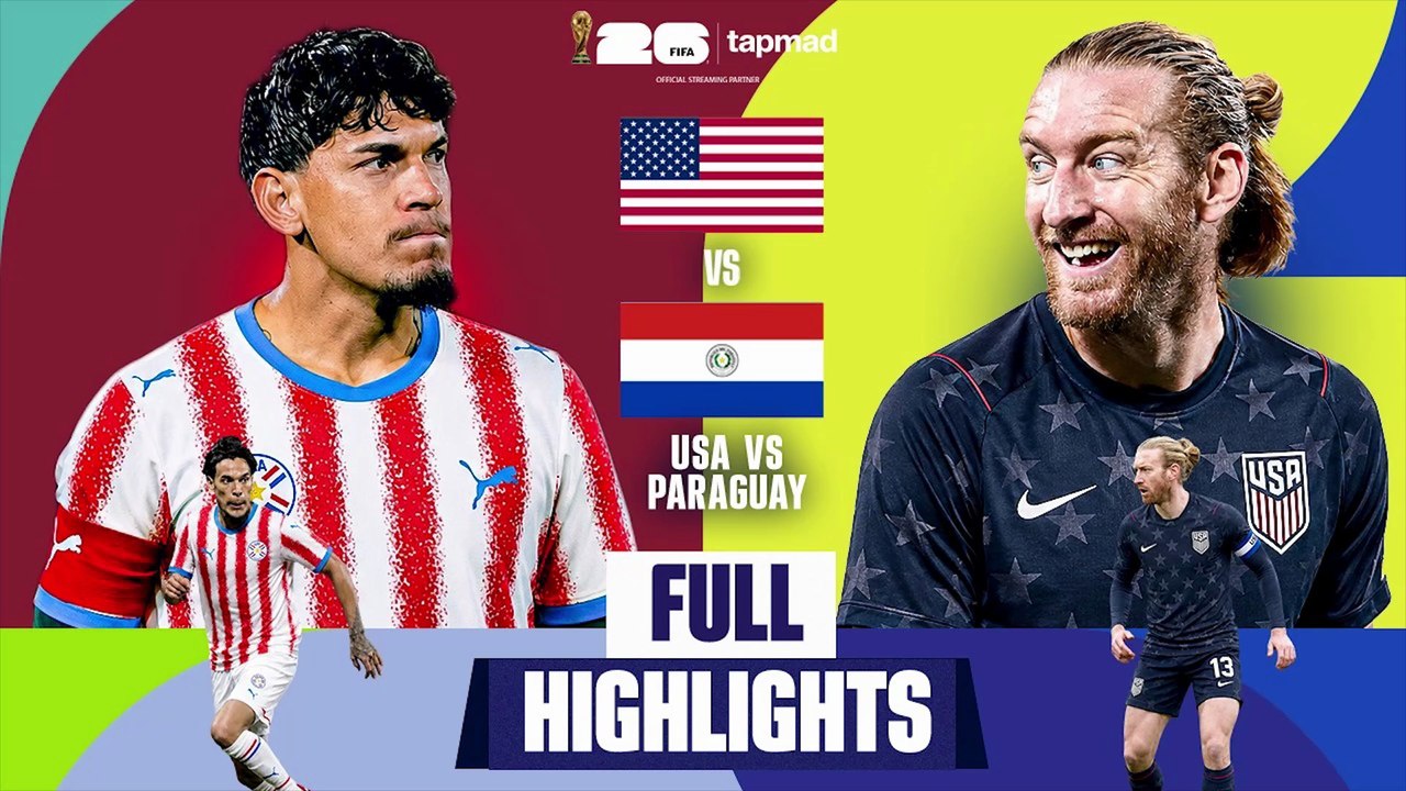 USA vs Paraguay | Full Highlights | FIFA World Cup 2026 | tapmad | FIFA26