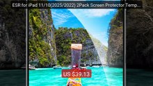 ESR for iPad 11/10(2025/2022) 2Pack Screen Protector Tempered-Glas... -- Best Deal 2026 | Shop Now!